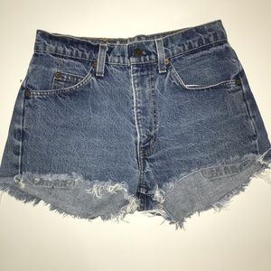 Levi’s High-Waisted Jean Shorts